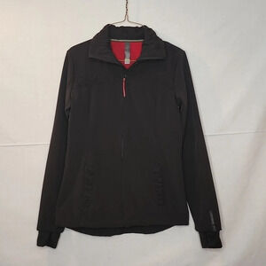 Mondetta Black Jacket Zip Up Size Small